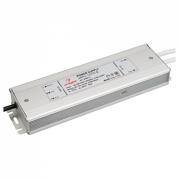 

Блок питания 12В 275Вт ARPV-12275-B (12V, 22.9A, 275W), 12В 275Вт ARPV-12275-B (12V, 22.9A, 275W)