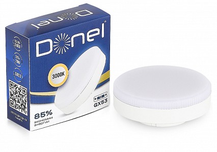 Лампа светодиодная [LED] Donel GX53 7W 3000K