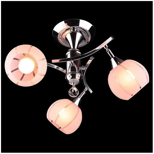

Люстра на штанге 3353-3457 3353/3 хром/розовый, 3353-3457 3353/3 хром/розовый