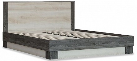 Полутораспальная кровать Версаль-1  ясень анкор, дуб сакраменто  
