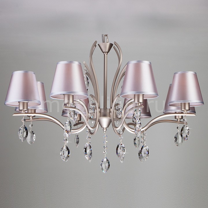 

Подвесная люстра Aurelia 10089/8 сатин-никель/прозрачный хрусталь Strotskis