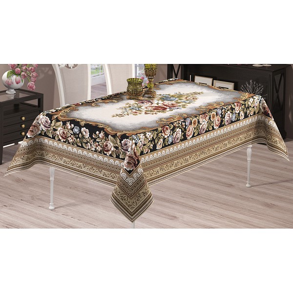 

Скатерть (160х220 см) Buket Lux, (160х220 см) Buket Lux, Бежевый;коричневый
