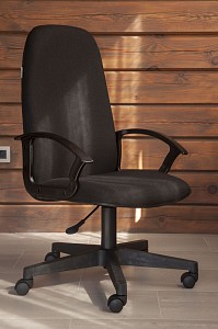 Кресло офисное CH-808LT, черный, ткань