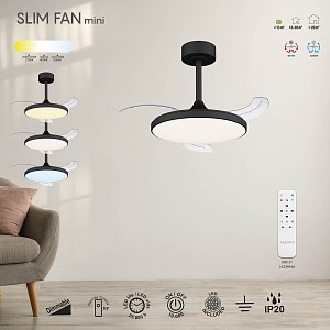 Светильник с вентилятором SLIM FAN 9056