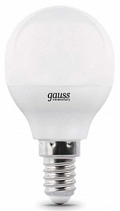 Лампа светодиодная [LED] Gauss E14 7W 3000K