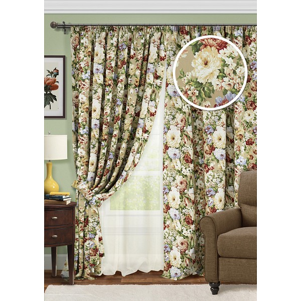 

Комплект штор Debby, Бежевый, Debby