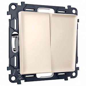 Выключатель перекрестный двухклавишный без рамки MA MA323030