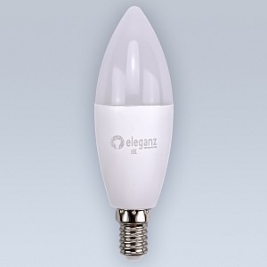 Лампа светодиодная [LED] Eleganz E14 9W 3000K