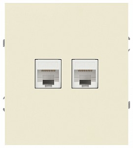 Розетка двойная Ethernet RJ-45 без рамки Arktik Б0070485