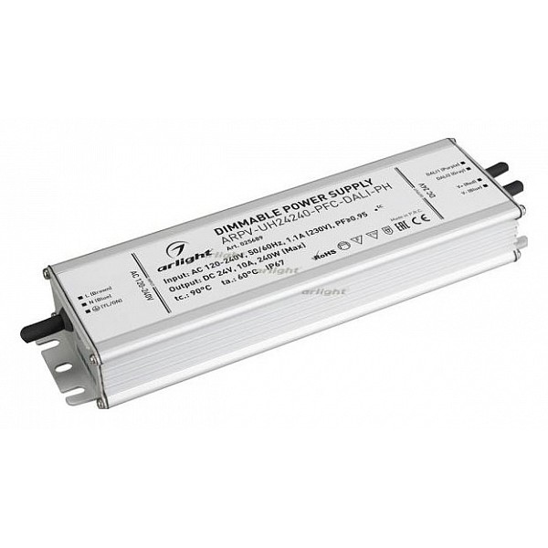 

Блок питания ARPV-UH24240-PFC-DALI-PH 240Вт 24В 025689, ARPV-UH24240-PFC-DALI-PH 240Вт 24В 025689