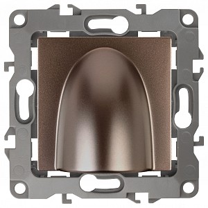 Розетка для вывод кабеля без рамки Эра 12 12-6003-13