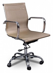 Кресло офисное CH-993-low, золотой, кожа искусственная