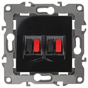 Розетка акустическая без рамки Эра 12 12-3112-06 Розетка акустическая без рамки Эра 12 12-3112-06