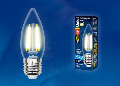 Лампа светодиодная [LED] Uniel E27 13W 3000K
