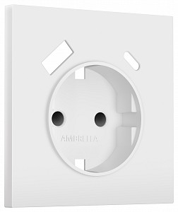 Накладка для розетки с заземлением и со шторками и 2хUSB type A и C SIGMA SP8300