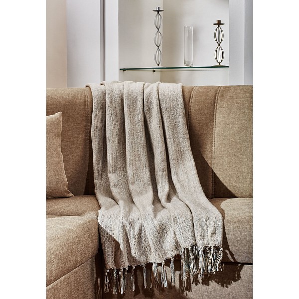 

Плед (130х190 см) Mohair, Бежевый, (130х190 см) Mohair