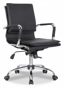 Кресло офисное CLG-617 LXH-B, черный, кожа искусственная