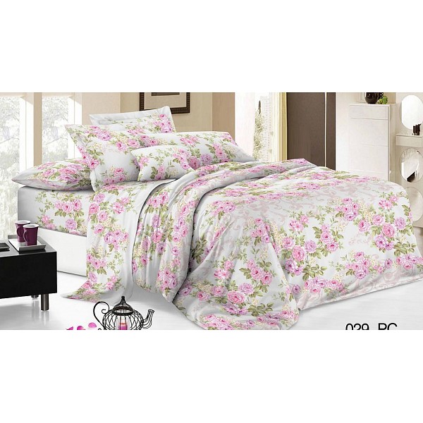 

Комплект полутораспальный Pure cotton, Розовый;серый, Pure cotton