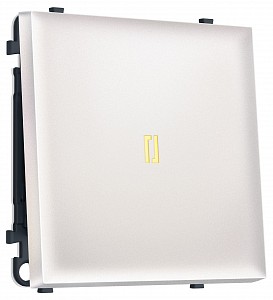 Выключатель самовозвратный одноклавишный с подсветкой, без рамки MS MS202050