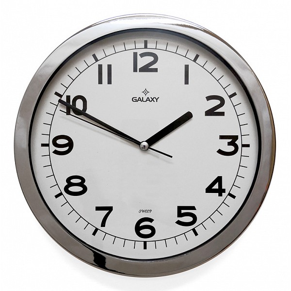 

Настенные часы (35 см) Galaxy MK-1964-3, Серебряный, (35 см) Galaxy MK-1964-3