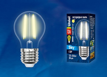 Лампа светодиодная [LED] Uniel E27 13W 3000K