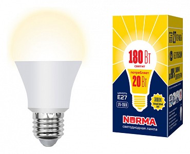 Лампа светодиодная [LED] Volpe E27 20W 3000K