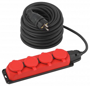 Удлинитель  UK-4e-3x1,5-30m-IP44(KG)
