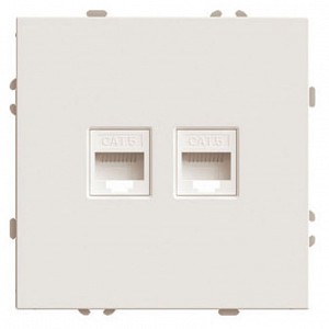 Розетка двойная Ethernet RJ-45 Эмили 49900