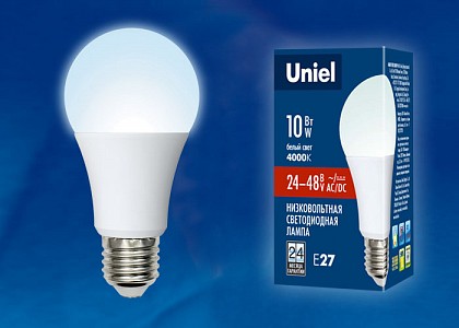 Лампа светодиодная [LED] Uniel E27 10W 4000K