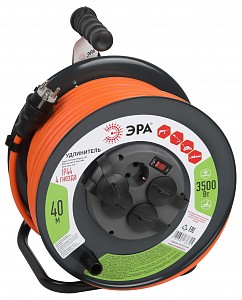 Удлинитель с выключателем  RMx-4es-3x2.5-40m-IP44