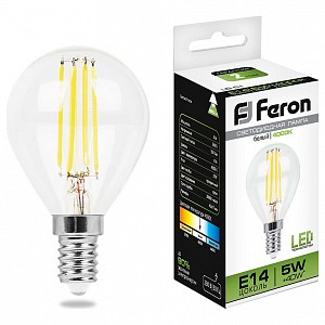 Лампа светодиодная [LED] Feron Saffit E14 5W 4000K
