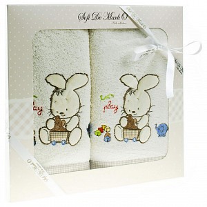 Набор полотенец для ванной детских (70x120 см) Bunny К-П-010б