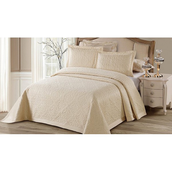 

Покрывало с наволочками евростандарт Blumarine, Бежевый, Blumarine