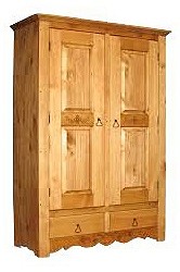 Шкаф 2-х дверный ARFLEUR (сосна) 