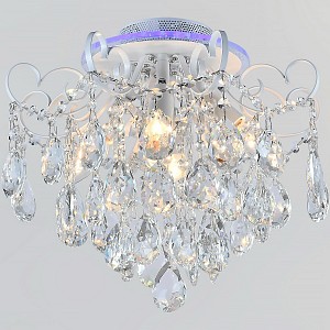 Люстра на штанге  04024-0.3-04 WH+SILVER PN+RGB