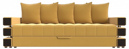 Прямой диван Венеция еврокнижка, микровельвет