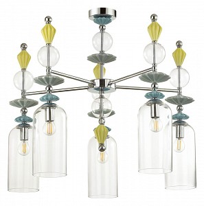 Люстра на штанге Odeon Light Bizet 4893/5C (Италия)