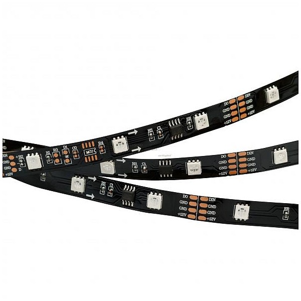 

Лента светодиодная [5 м] SPI-5000-5060-30 12V Cx3 RGB-Auto (Black 10mm, 6.5W/m, IP20) 024599(1), SPI-5000-5060-30 12V Cx3 RGB-Auto (Black 10mm, 6.5W/m, IP20) 024599(1)