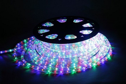 Шнур световой 13-3W-50M-220V-LED-U MIX