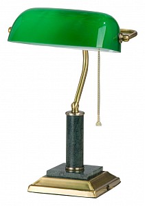  настольная лампа  V2900 зеленая E27  (Россия)