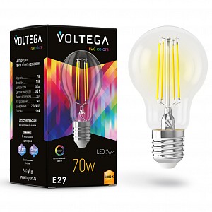 Лампа светодиодная [LED] Voltega E27 6W 3000K