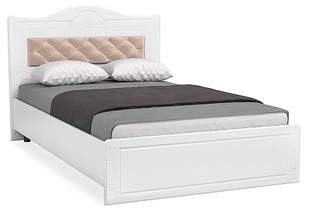 Полутораспальная кровать Афина  белый  