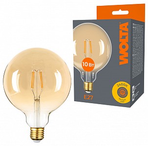 Лампа светодиодная [LED] Wolta E27 10W 2400K