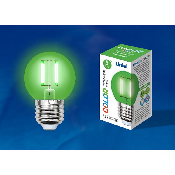 

Лампа светодиодная Air Color E27 200-250В 5Вт зеленый LED-G45-5W/GREEN/E27 GLA02GR картон, Air Color E27 200-250В 5Вт зеленый LED-G45-5W/GREEN/E27 GLA02GR картон