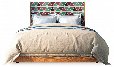 Кровать Berber Принт 26    коричневый, цветной рисунок Print 26