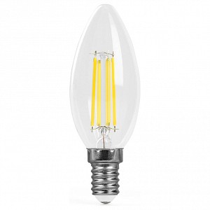 Лампа светодиодная [LED] Feron E14 6W 2700K