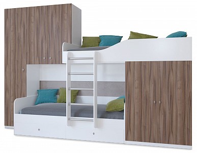 Кровать в детскую комнату Лео RVM_LEO-35-3