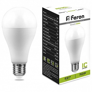 Лампа светодиодная [LED] Feron E27 30W 4000K