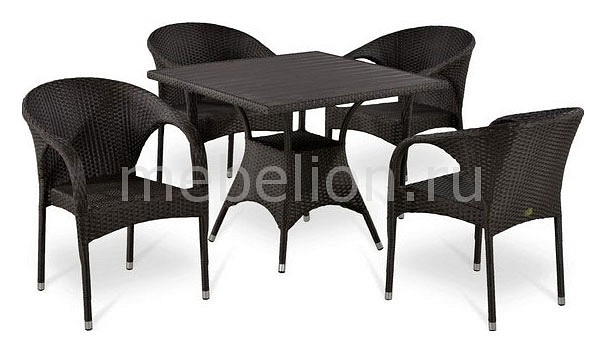 

Набор уличный T190BD/Y290B-W52 Brown 4Pcs, T190BD/Y290B-W52 Brown 4Pcs