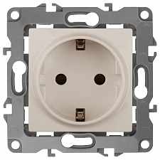 Розетка с заземлением, без рамки Эра 12 12-2101-02